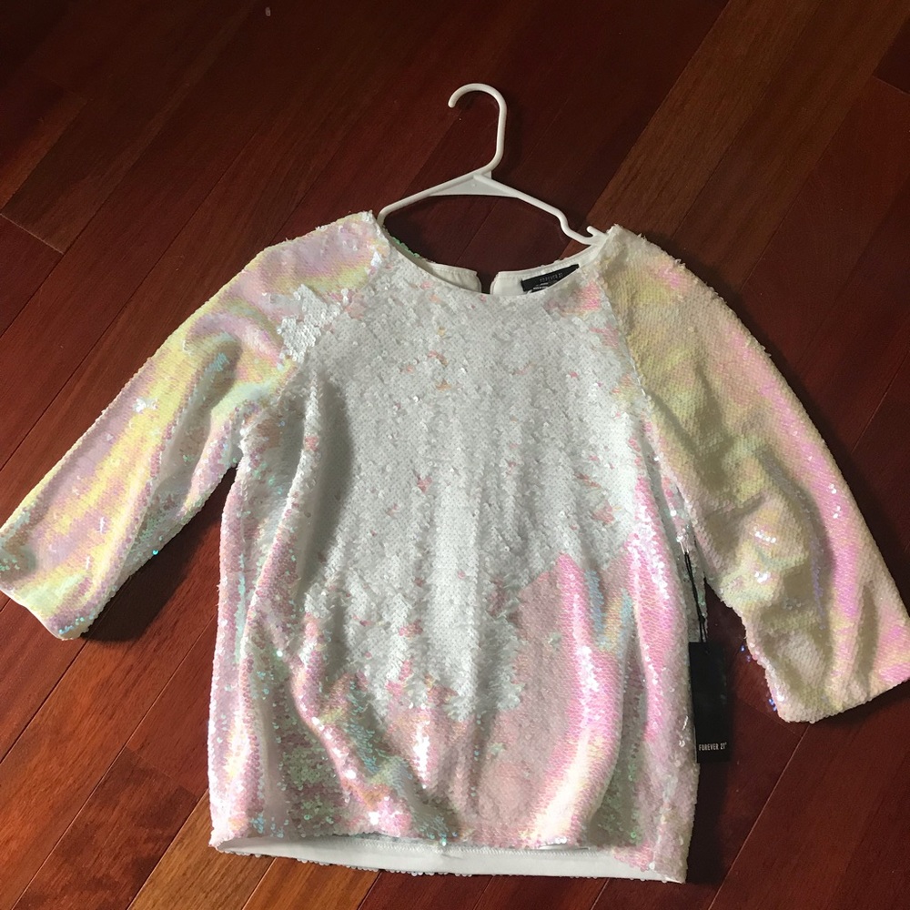 Glitzy top